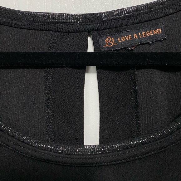 Love & Legend black tank top shell - Picture 3 of 5